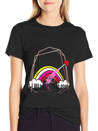 Rainbow Gun T-Shirt - Will Take Your Soul