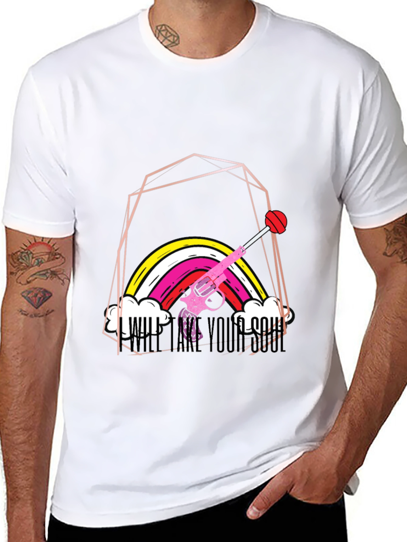 Rainbow Gun T-Shirt - Will Take Your Soul