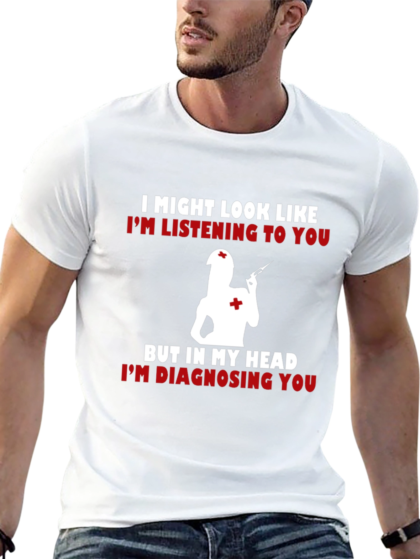 Funny Nurse T-Shirt - Diagnosing You!