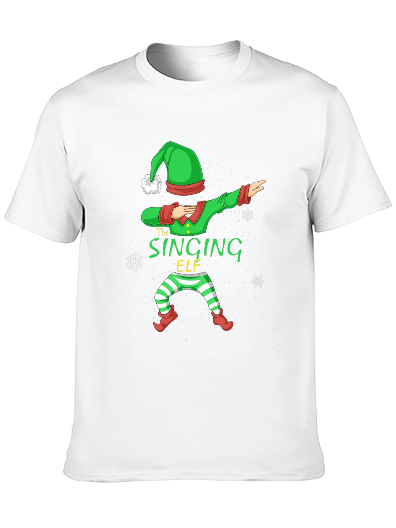 Singing Elf Dabbing Christmas T-Shirt