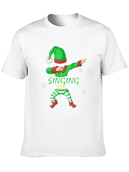Singing Elf Dabbing Christmas T-Shirt