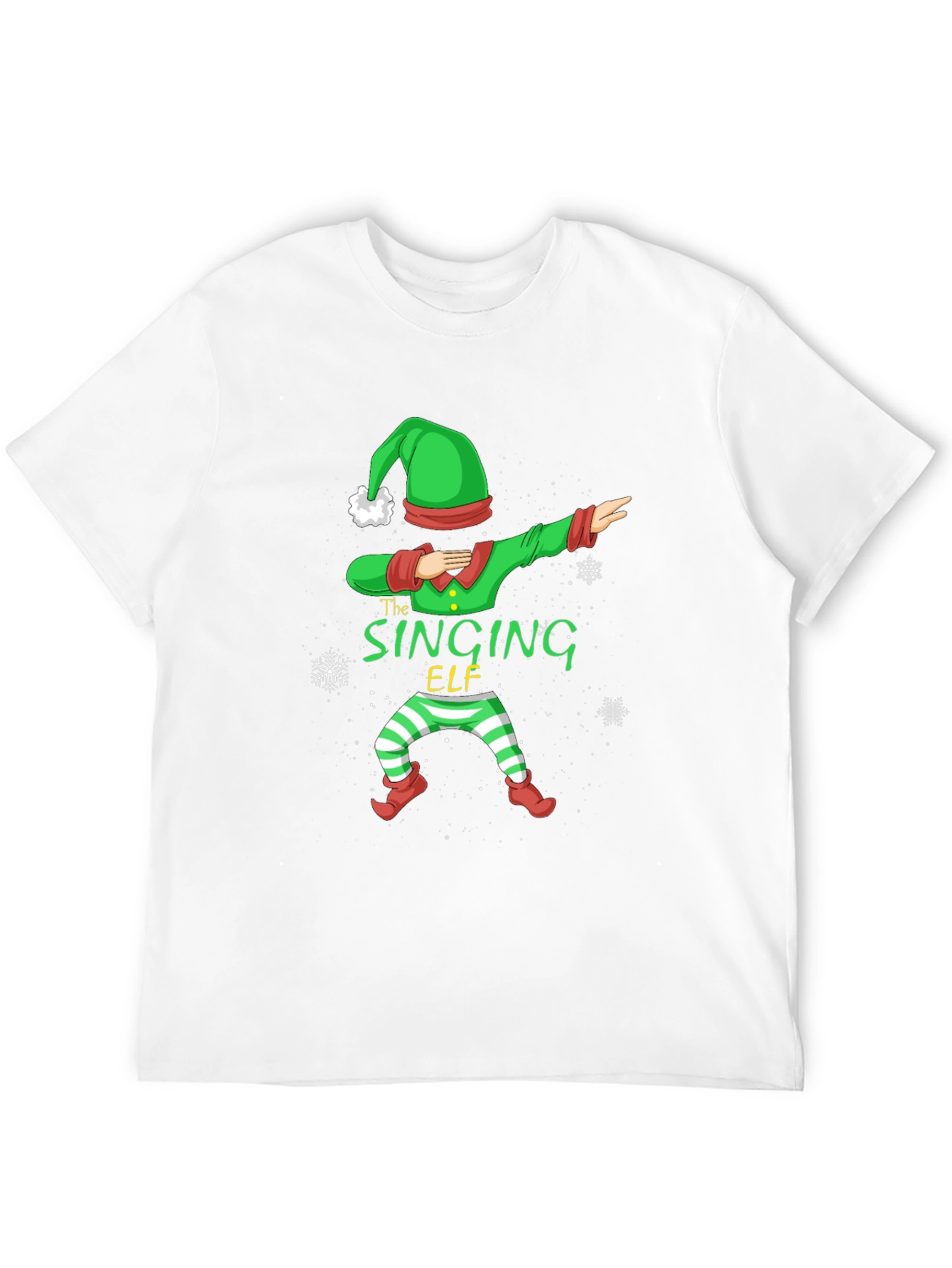 Singing Elf Dabbing Christmas T-Shirt