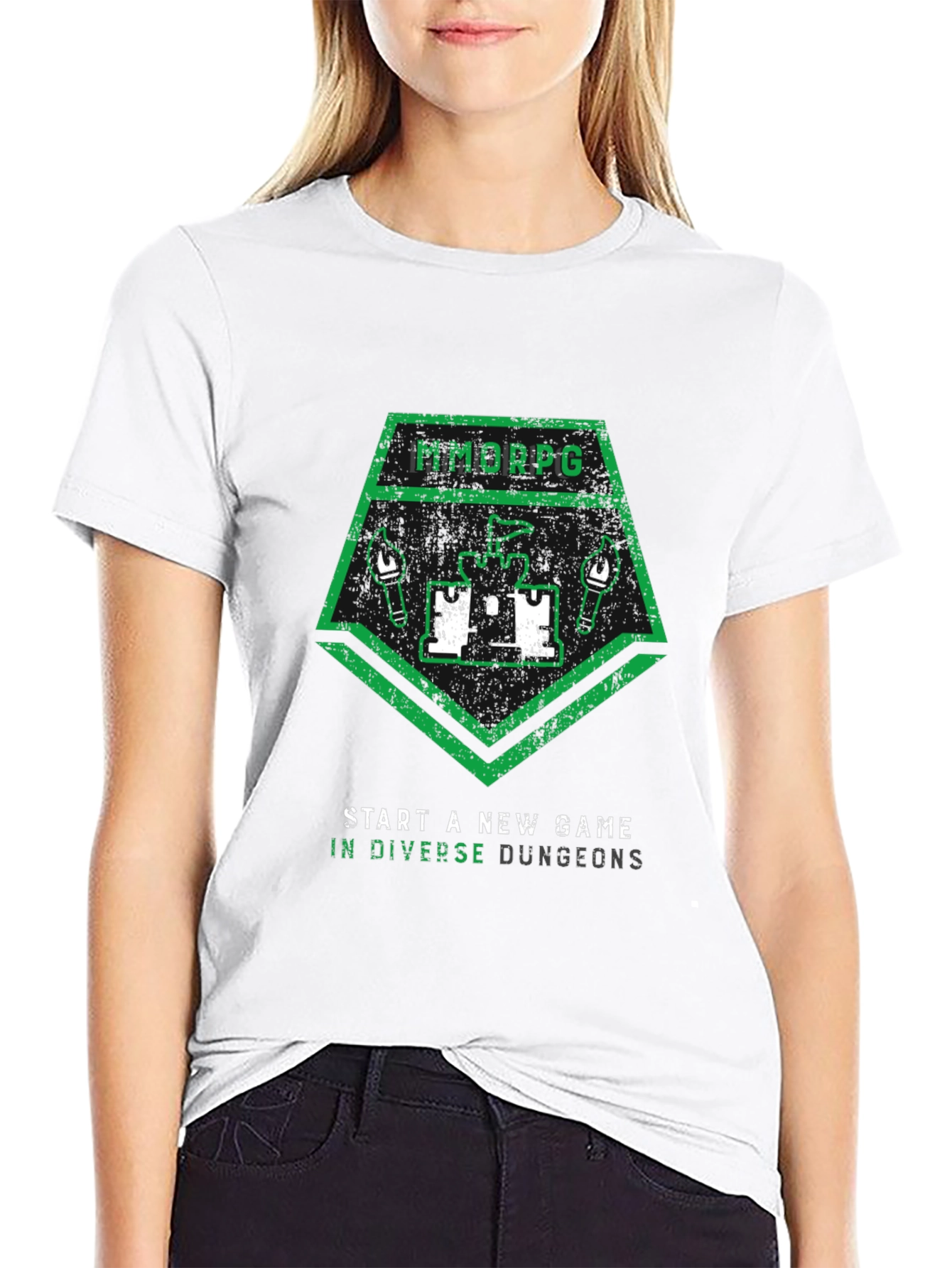 MMORPG Start a New Game Graphic T-Shirt