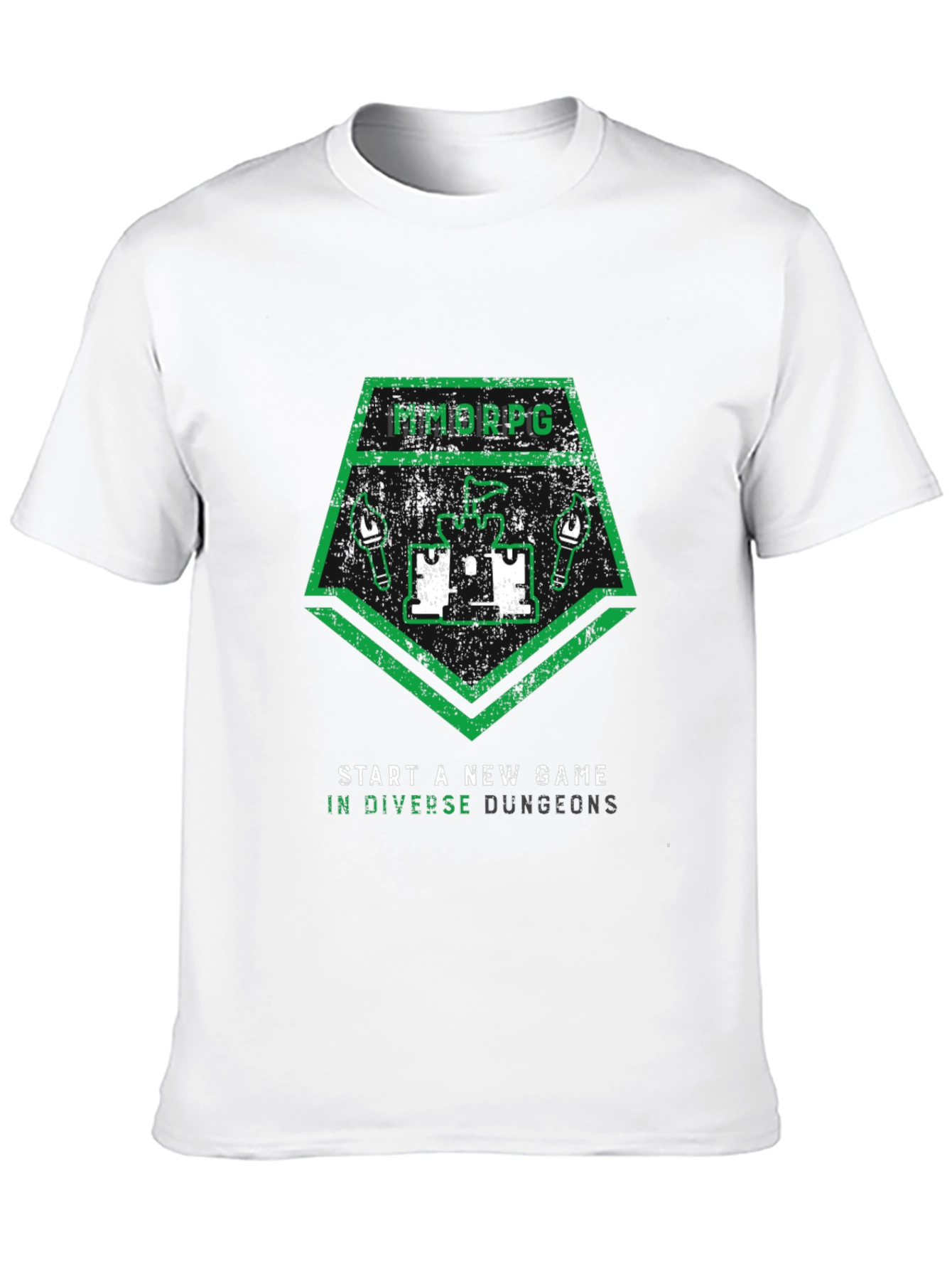 MMORPG Start a New Game Graphic T-Shirt