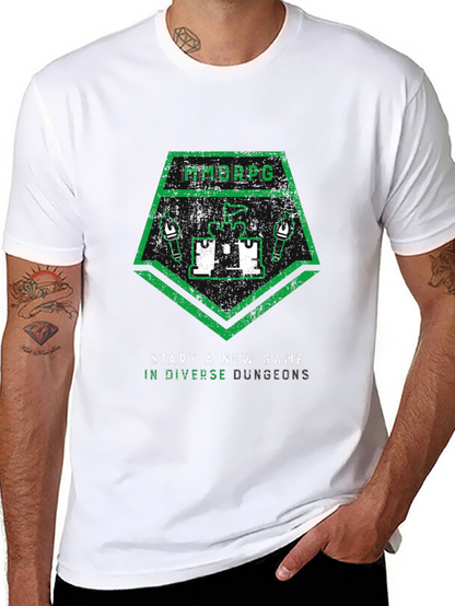 MMORPG Start a New Game Graphic T-Shirt