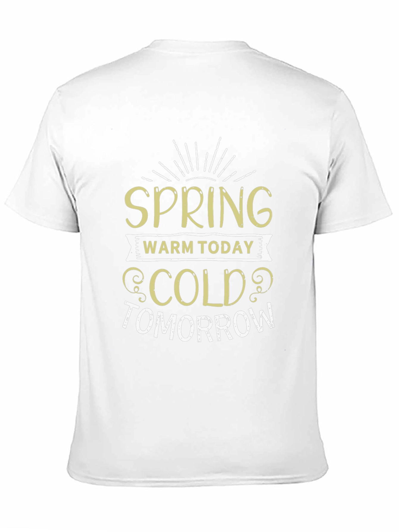 Spring Warm Today Cold Tomorrow T-Shirt
