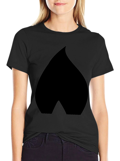Spade Graphic Black T-Shirt - Modern Casual Wear