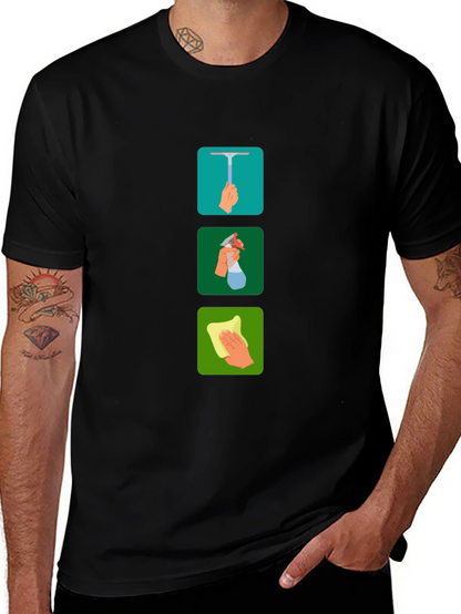 Cleaning Crew Graphic T-Shirt