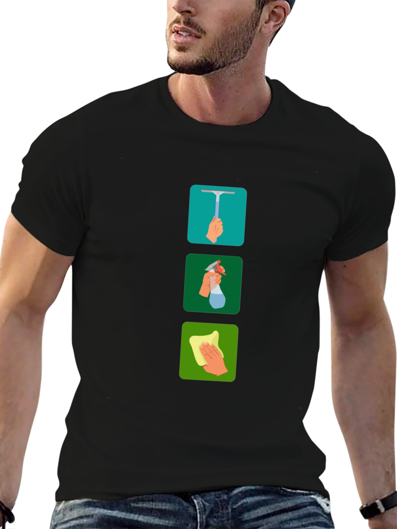Cleaning Crew Graphic T-Shirt