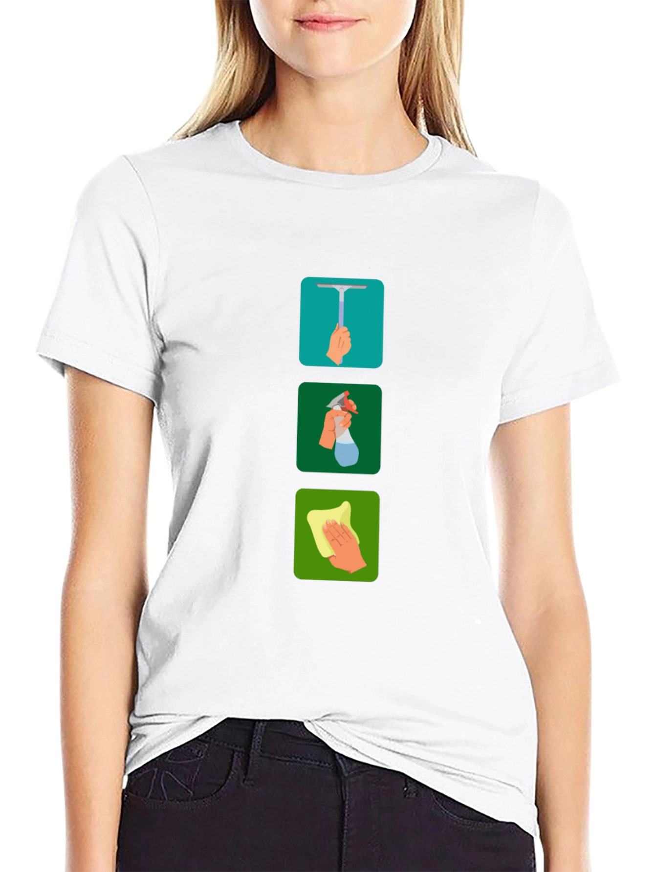 Cleaning Crew Graphic T-Shirt