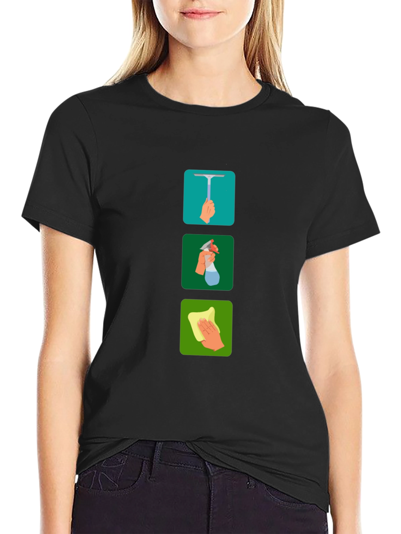 Cleaning Crew Graphic T-Shirt