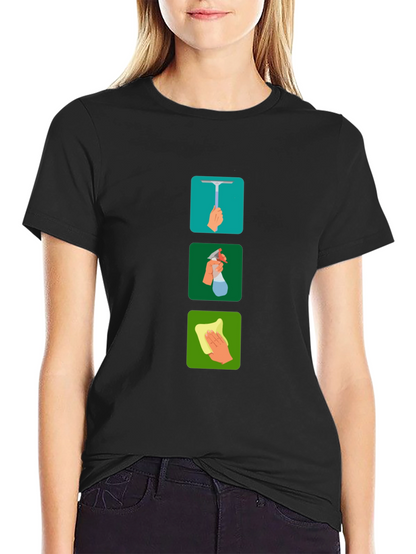 Cleaning Crew Graphic T-Shirt