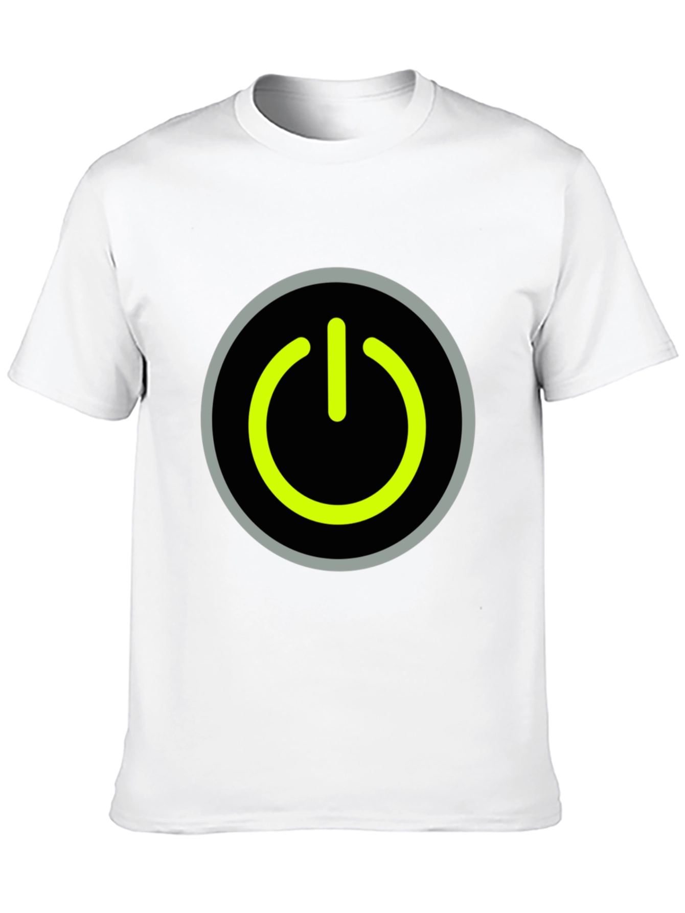 Power Button Graphic Tee - Black