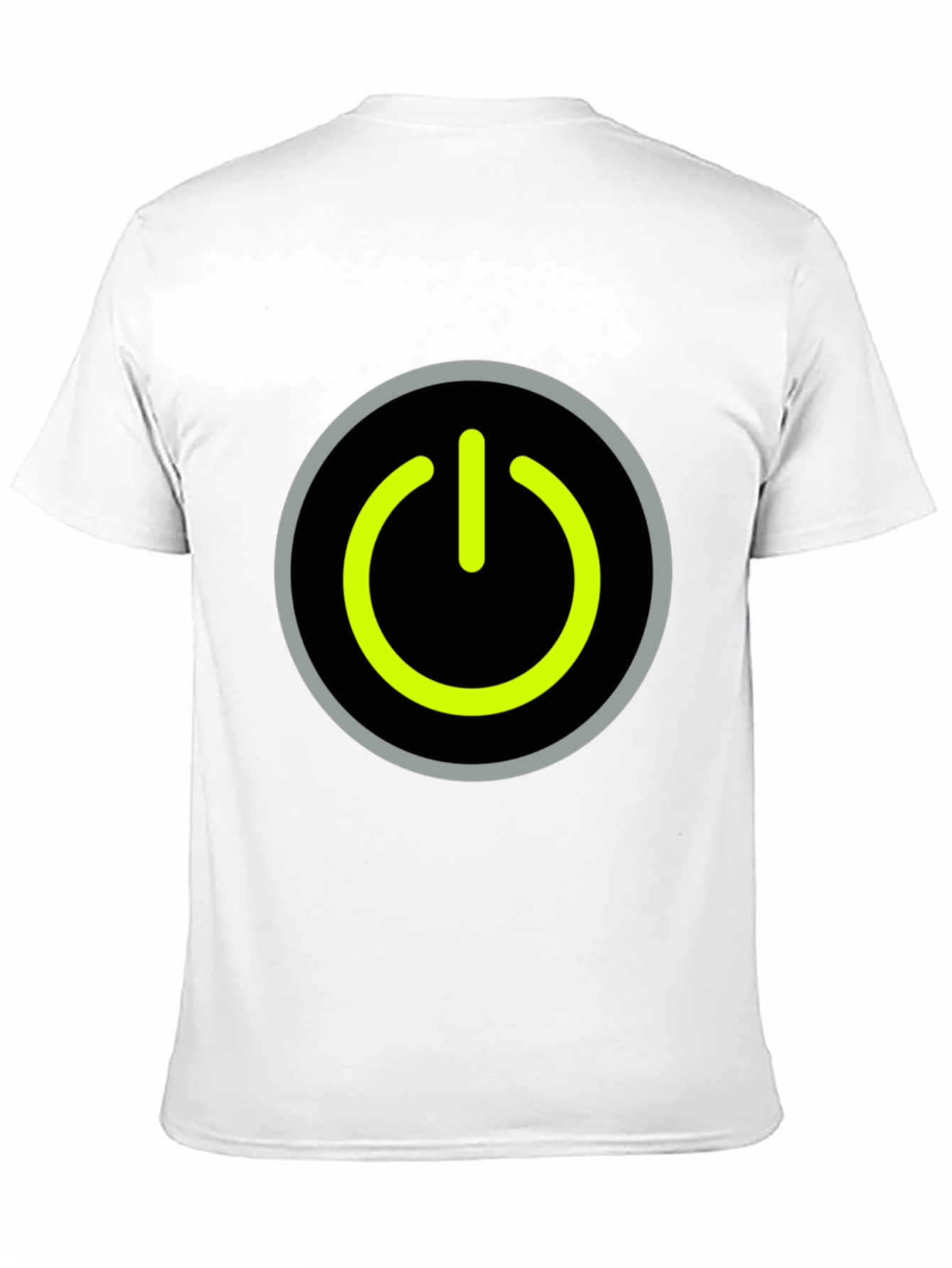 Power Button Graphic Tee - Black