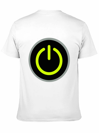 Power Button Graphic Tee - Black