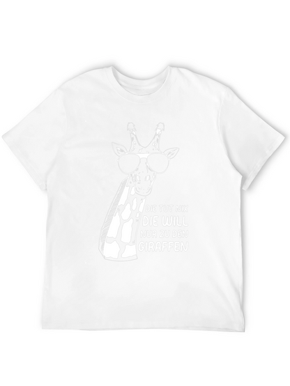 Cool Giraffe Graphic Tee - Unisex Black T-Shirt