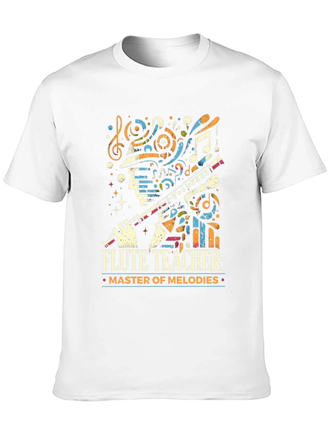 Flute Teacher T-Shirt - Master of Melodies Tee