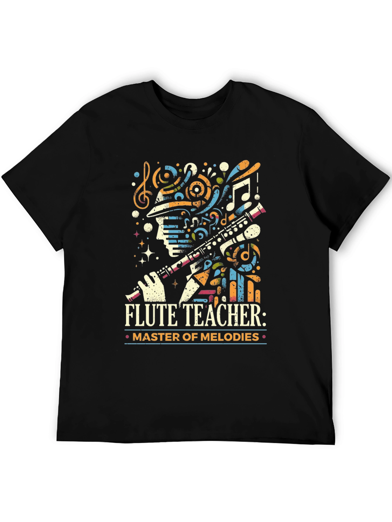 Flute Teacher T-Shirt - Master of Melodies Tee