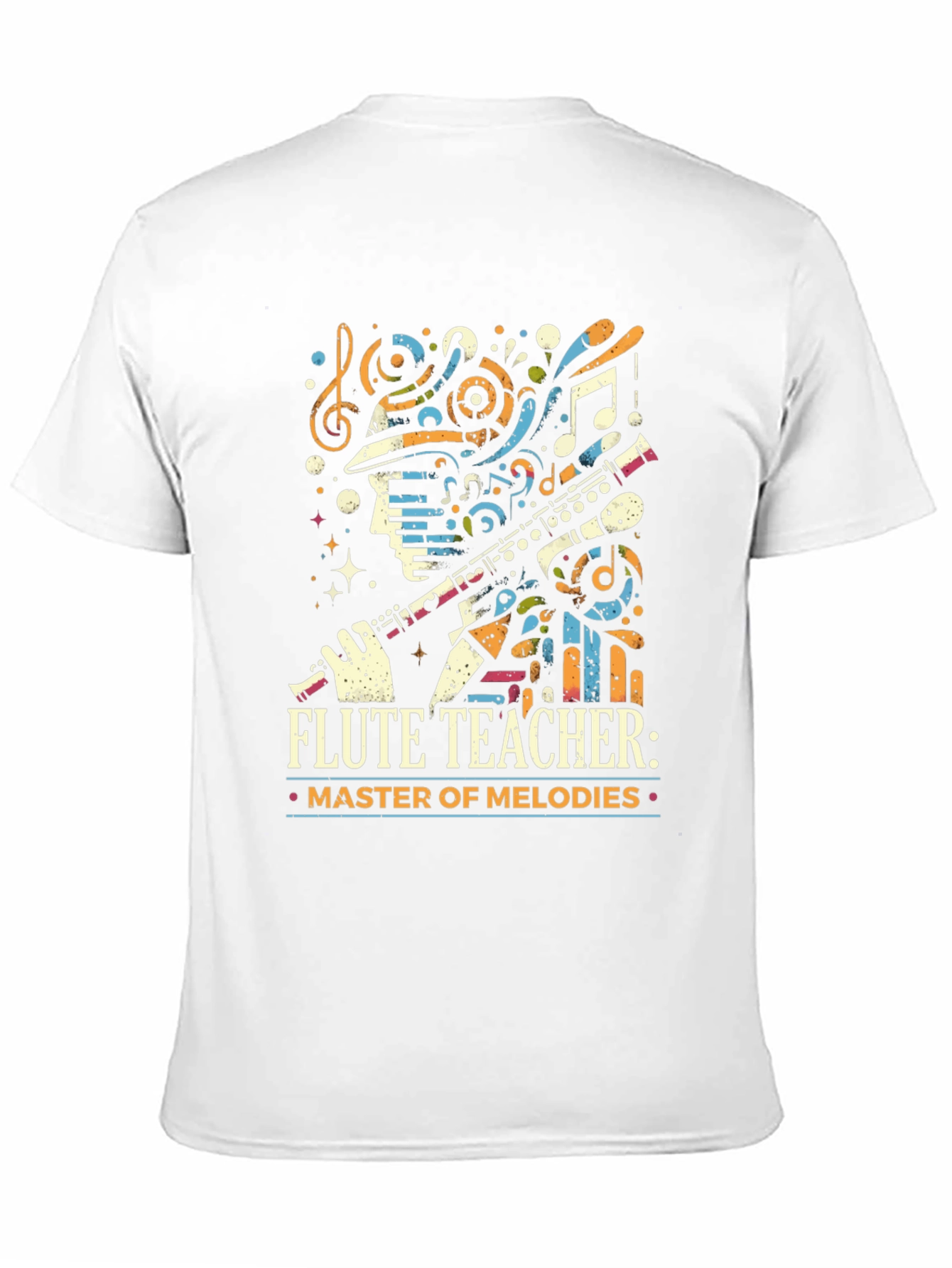 Flute Teacher T-Shirt - Master of Melodies Tee