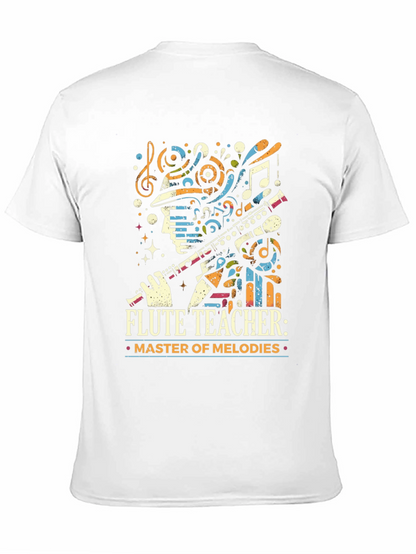 Flute Teacher T-Shirt - Master of Melodies Tee