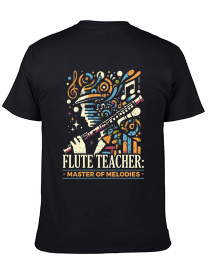 Flute Teacher T-Shirt - Master of Melodies Tee
