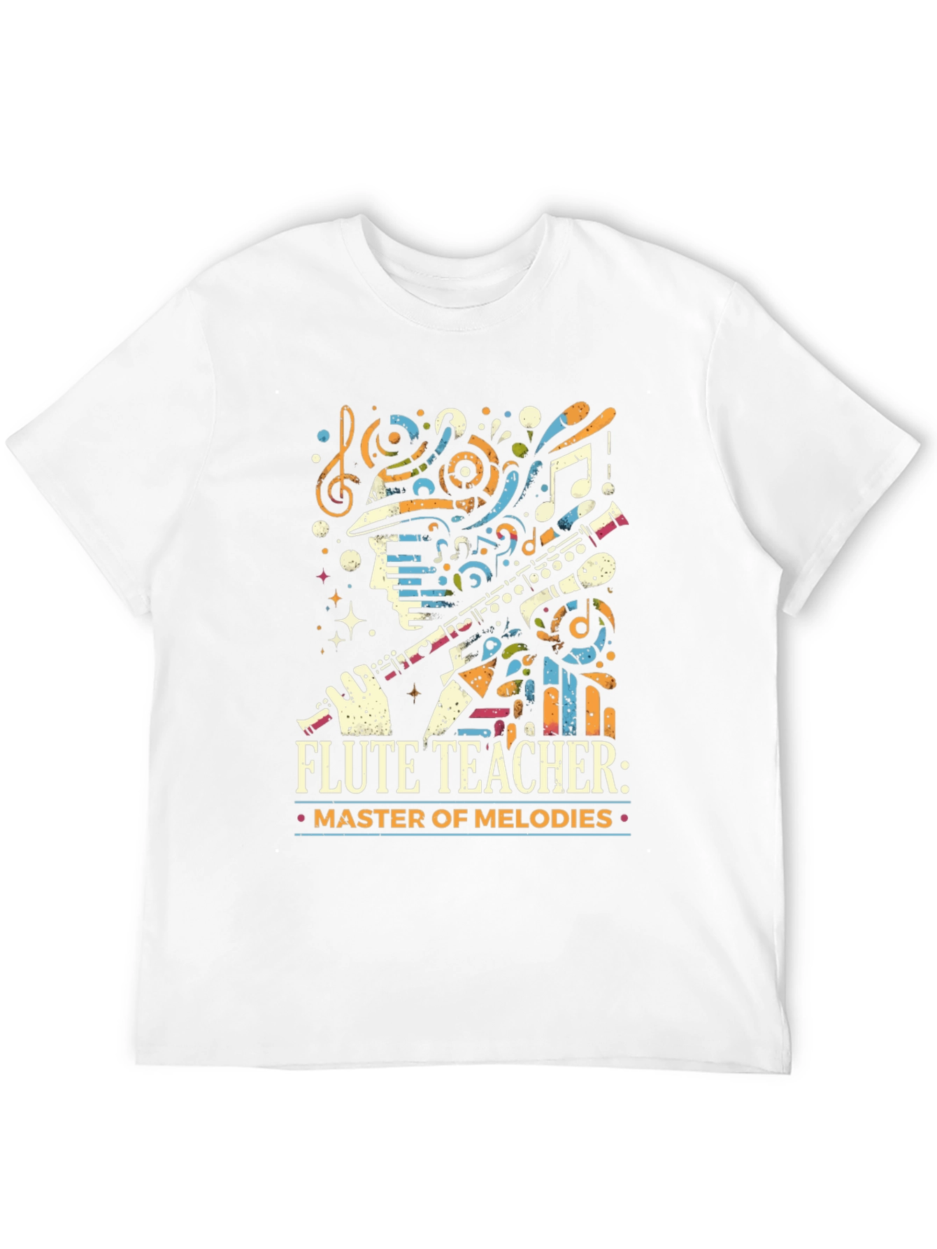 Flute Teacher T-Shirt - Master of Melodies Tee