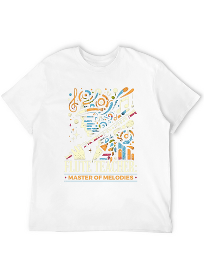 Flute Teacher T-Shirt - Master of Melodies Tee