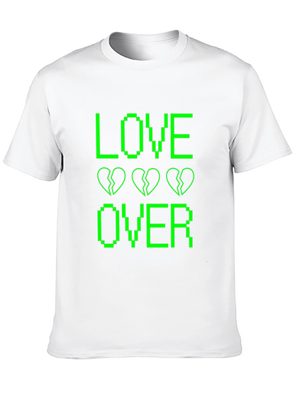 Love Over Black Graphic T-Shirt