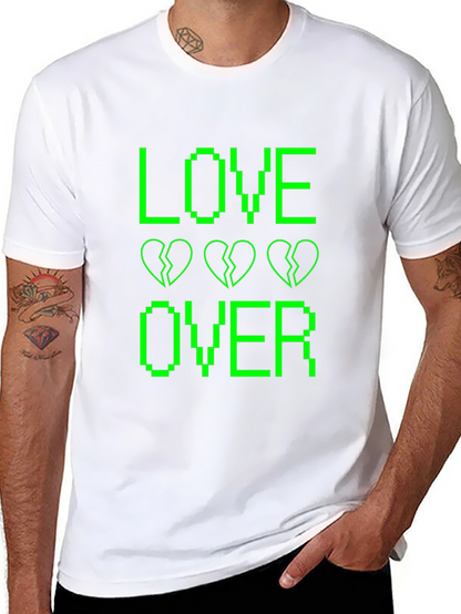 Love Over Black Graphic T-Shirt