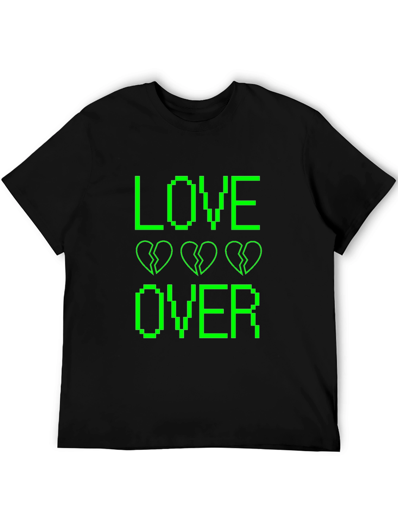 Love Over Black Graphic T-Shirt
