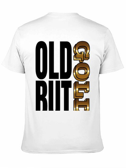 Old but Gold T-Shirt Mens Black Graphic Tee