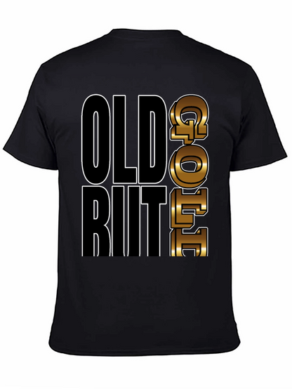 Old but Gold T-Shirt Mens Black Graphic Tee