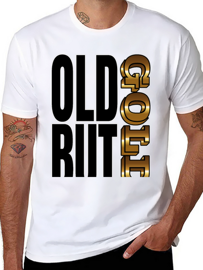 Old but Gold T-Shirt Mens Black Graphic Tee