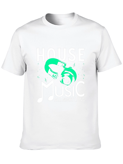 House Music All Night Long Graphic Tee