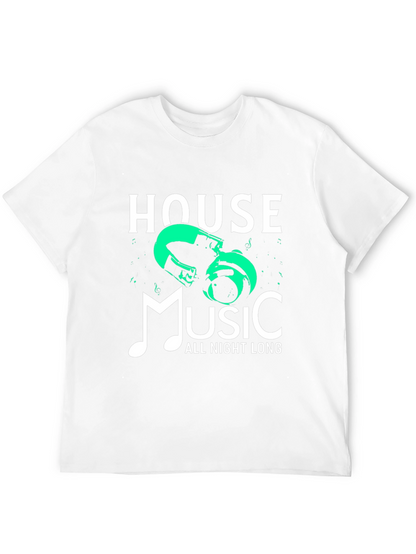 House Music All Night Long Graphic Tee