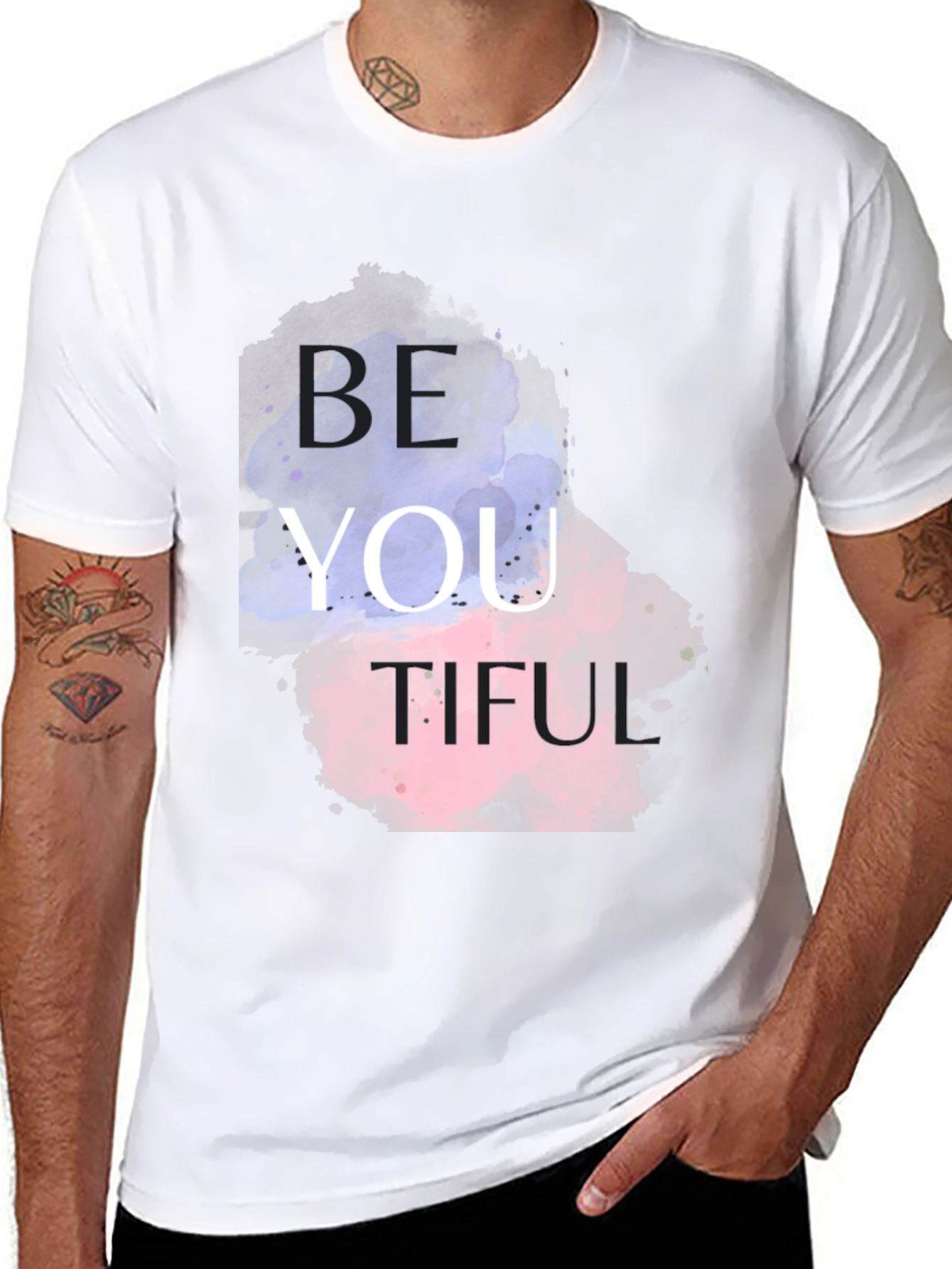 Be YOU TIFUL Tee - Stylish Graphic Print