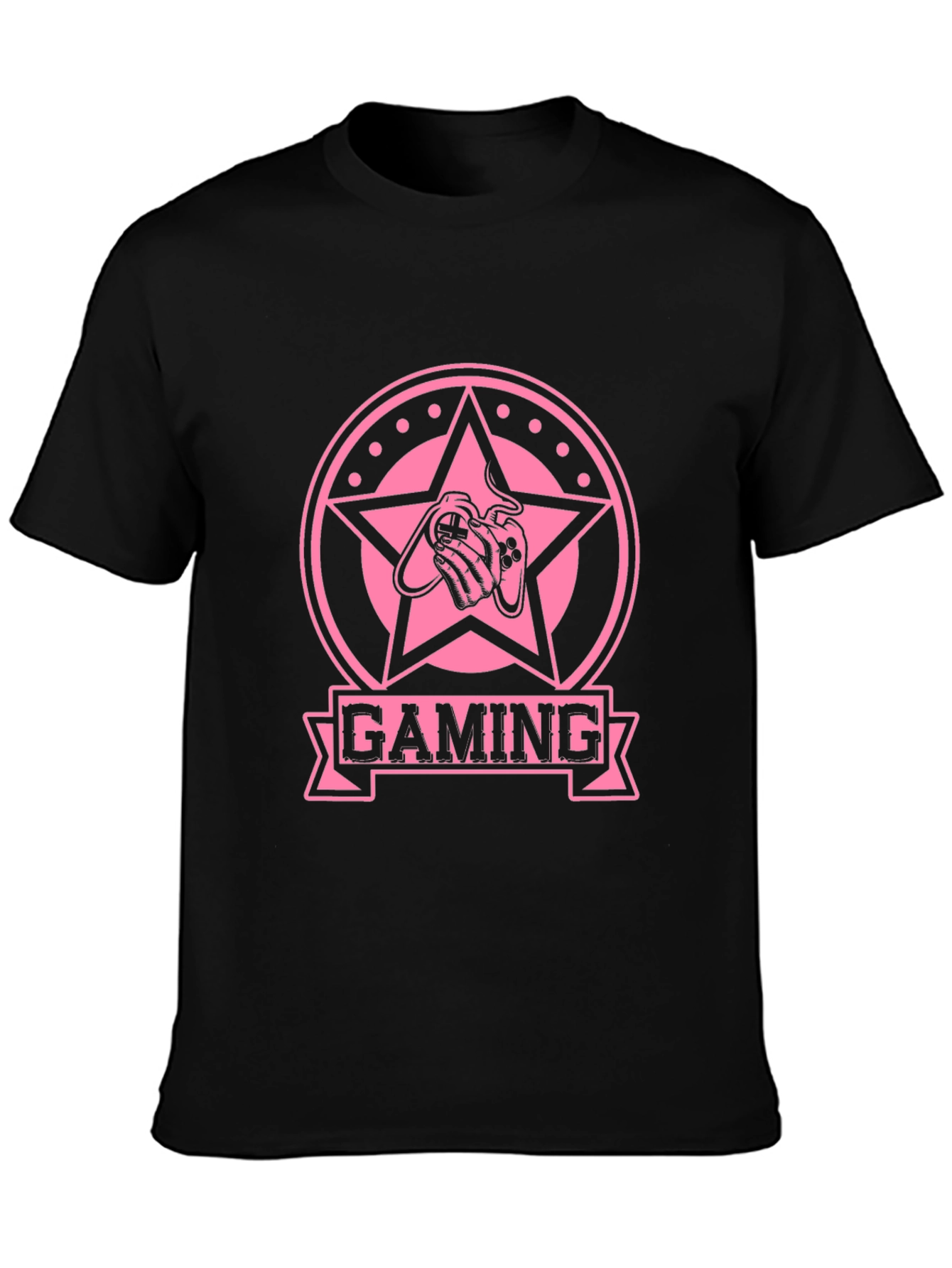 Gaming Star T-Shirt Black