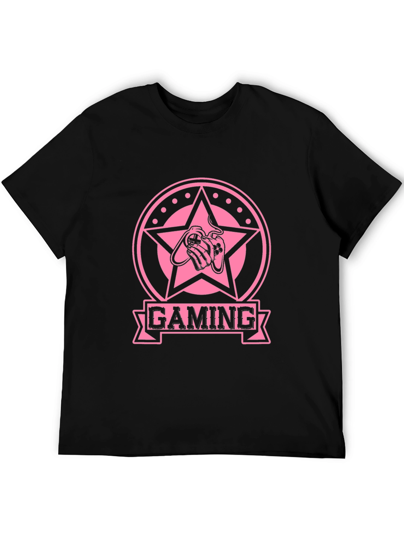 Gaming Star T-Shirt Black