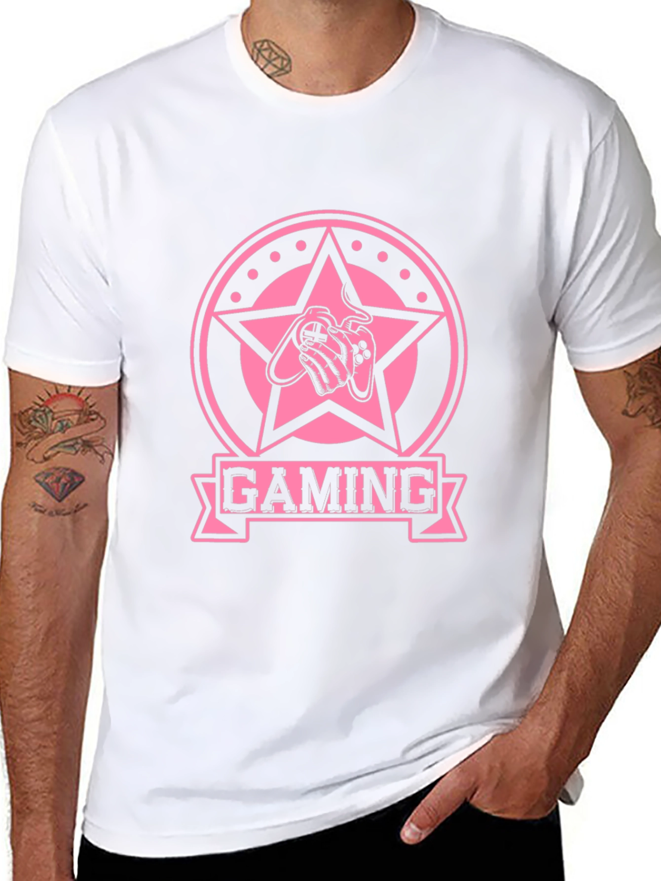 Gaming Star T-Shirt Black