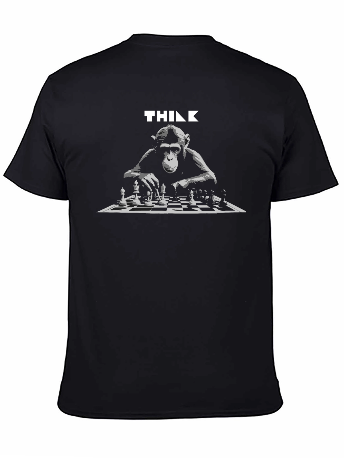 Think Monkey Chess T-Shirt