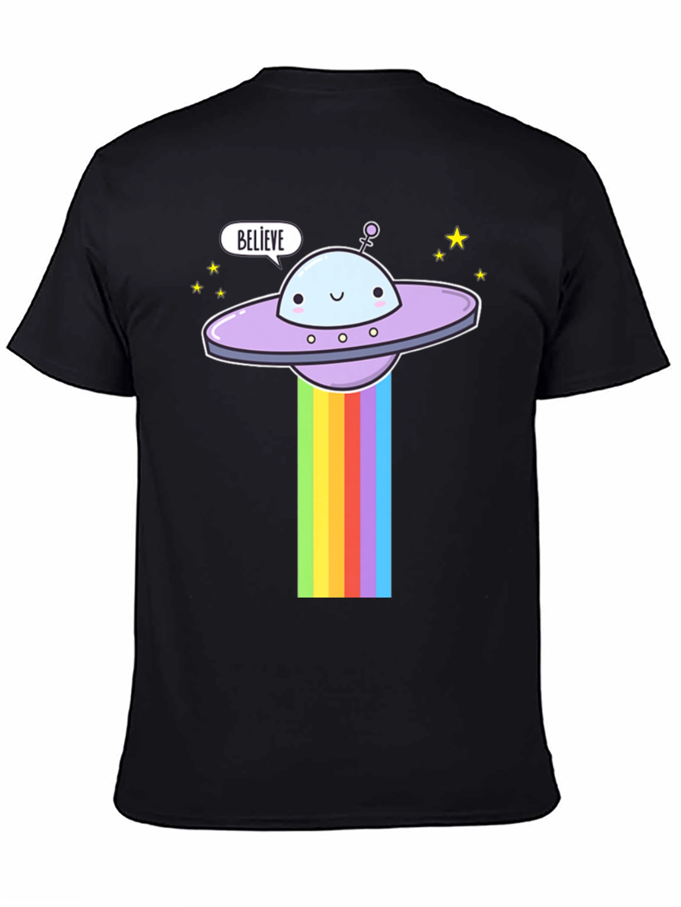 Believe UFO Rainbow T-Shirt