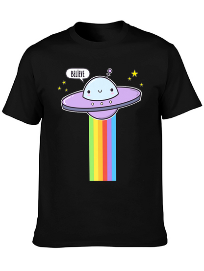 Believe UFO Rainbow T-Shirt