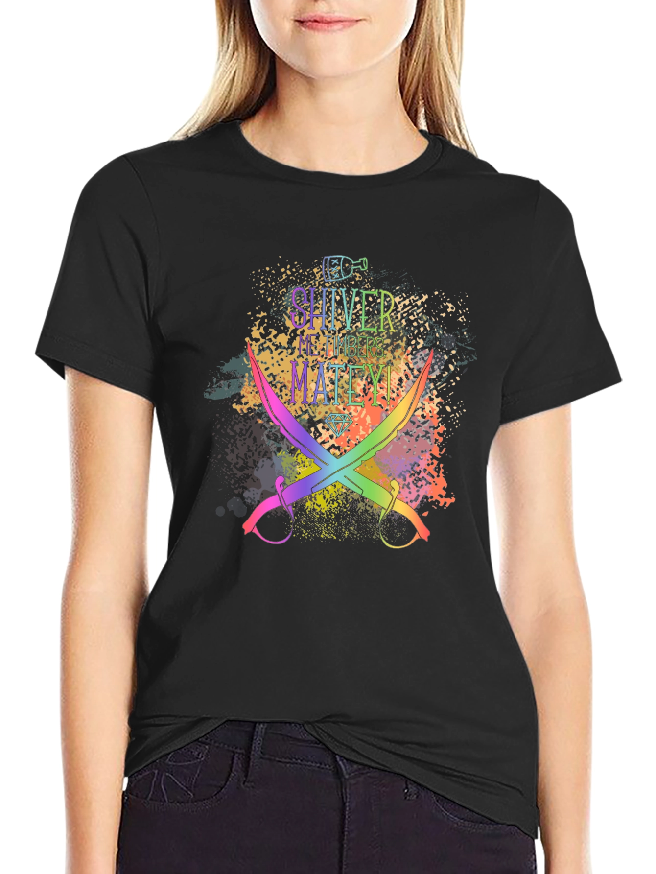 Shiver Me Timbers Matey! Mens Graphic Tee