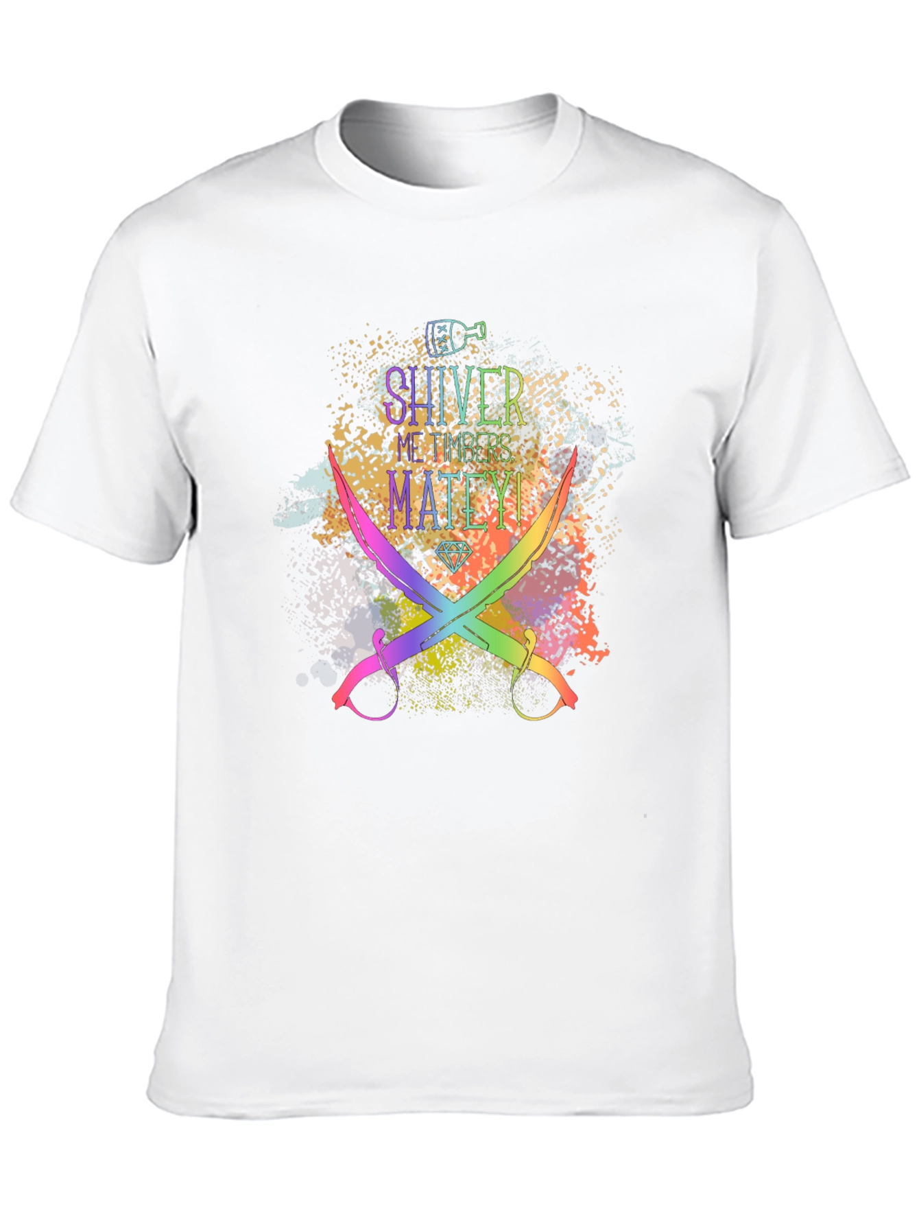 Shiver Me Timbers Matey! Mens Graphic Tee