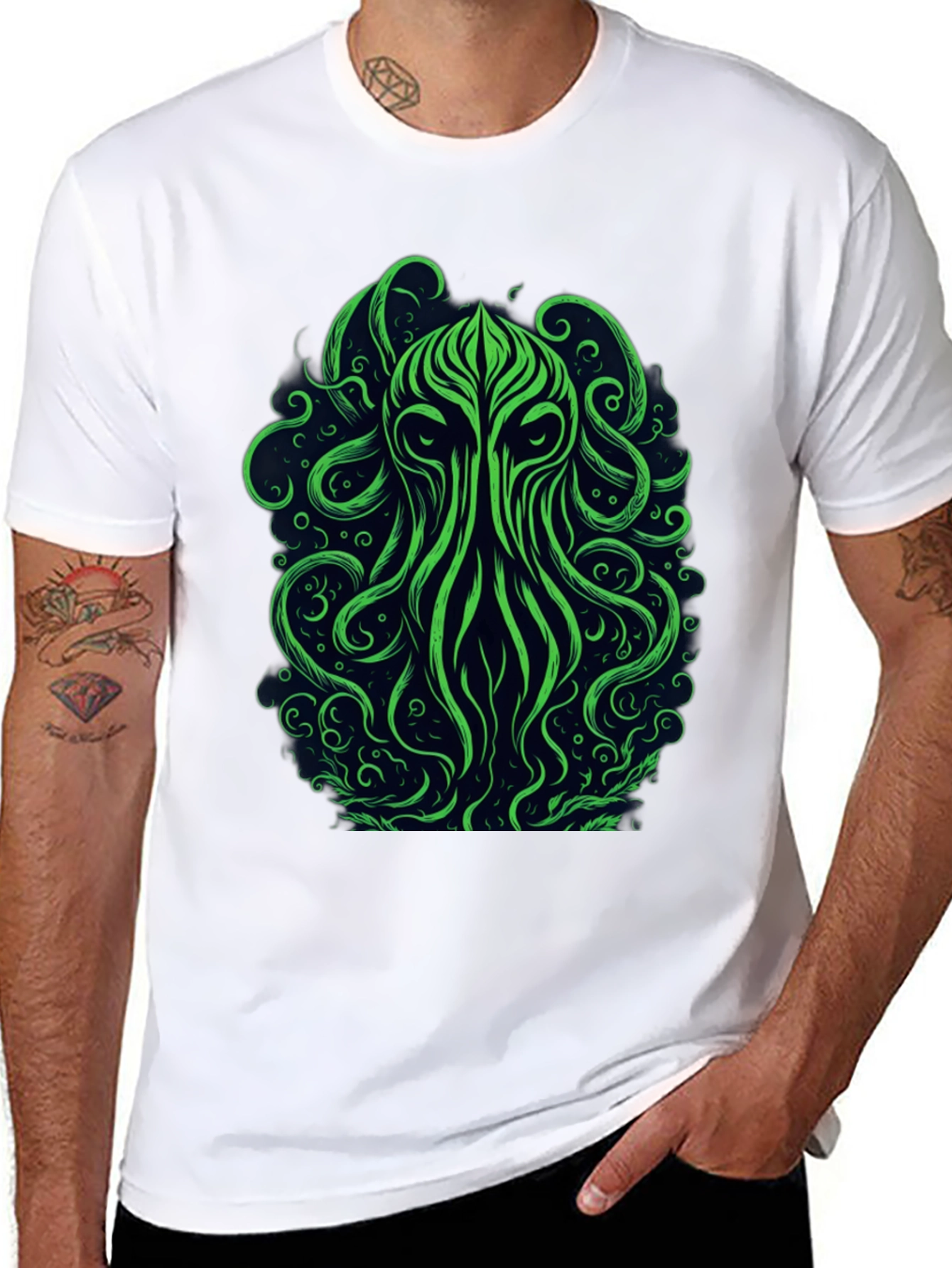 Cthulhu Graphic Tee - Black