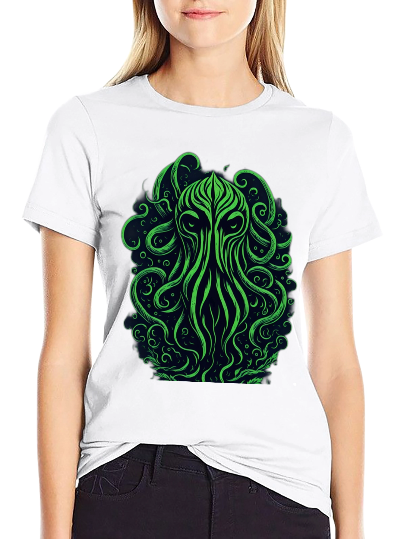 Cthulhu Graphic Tee - Black