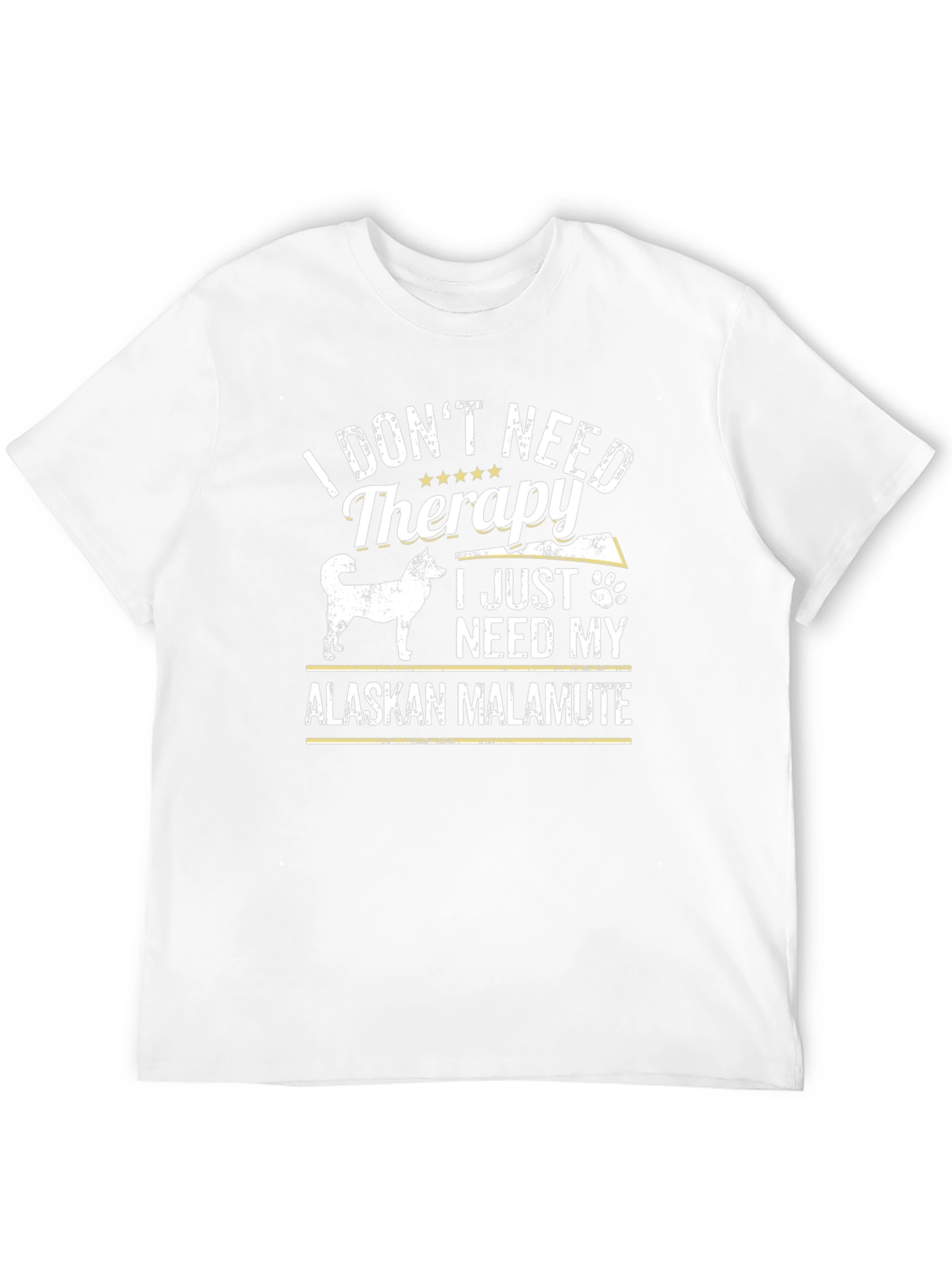 Alaskan Malamute Therapy T-Shirt: Dog Lover Tee