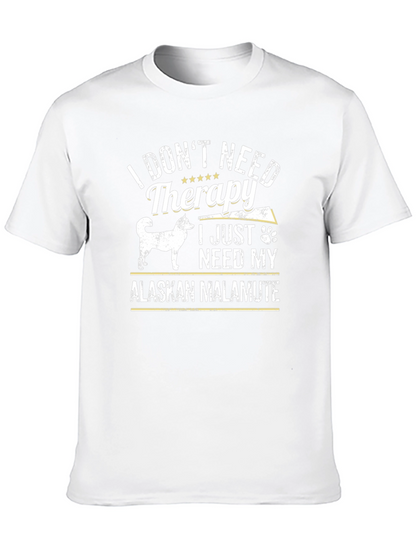 Alaskan Malamute Therapy T-Shirt: Dog Lover Tee