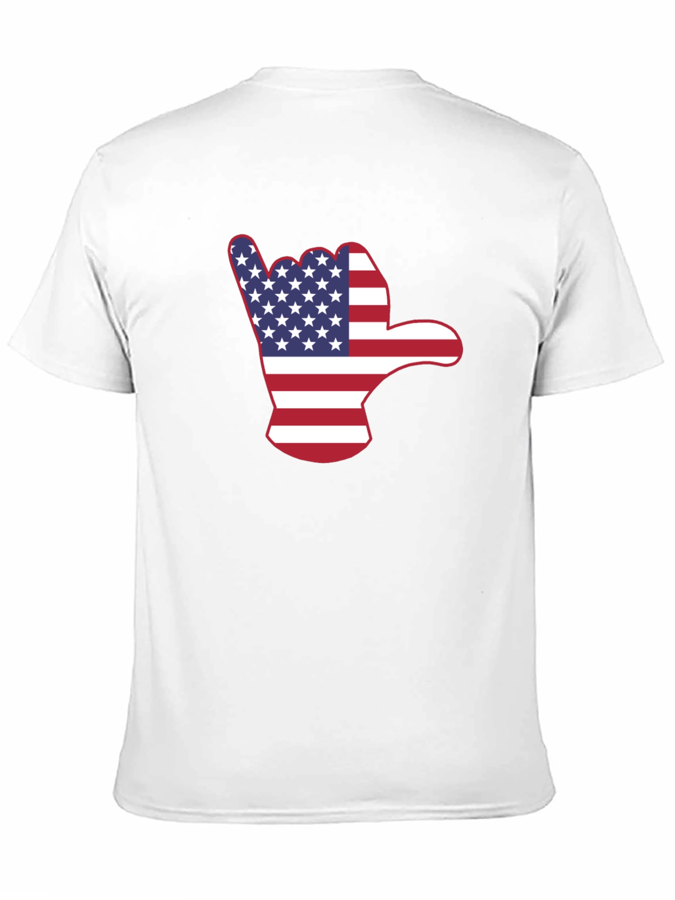 American Flag Shaka Hand T-Shirt