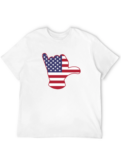 American Flag Shaka Hand T-Shirt